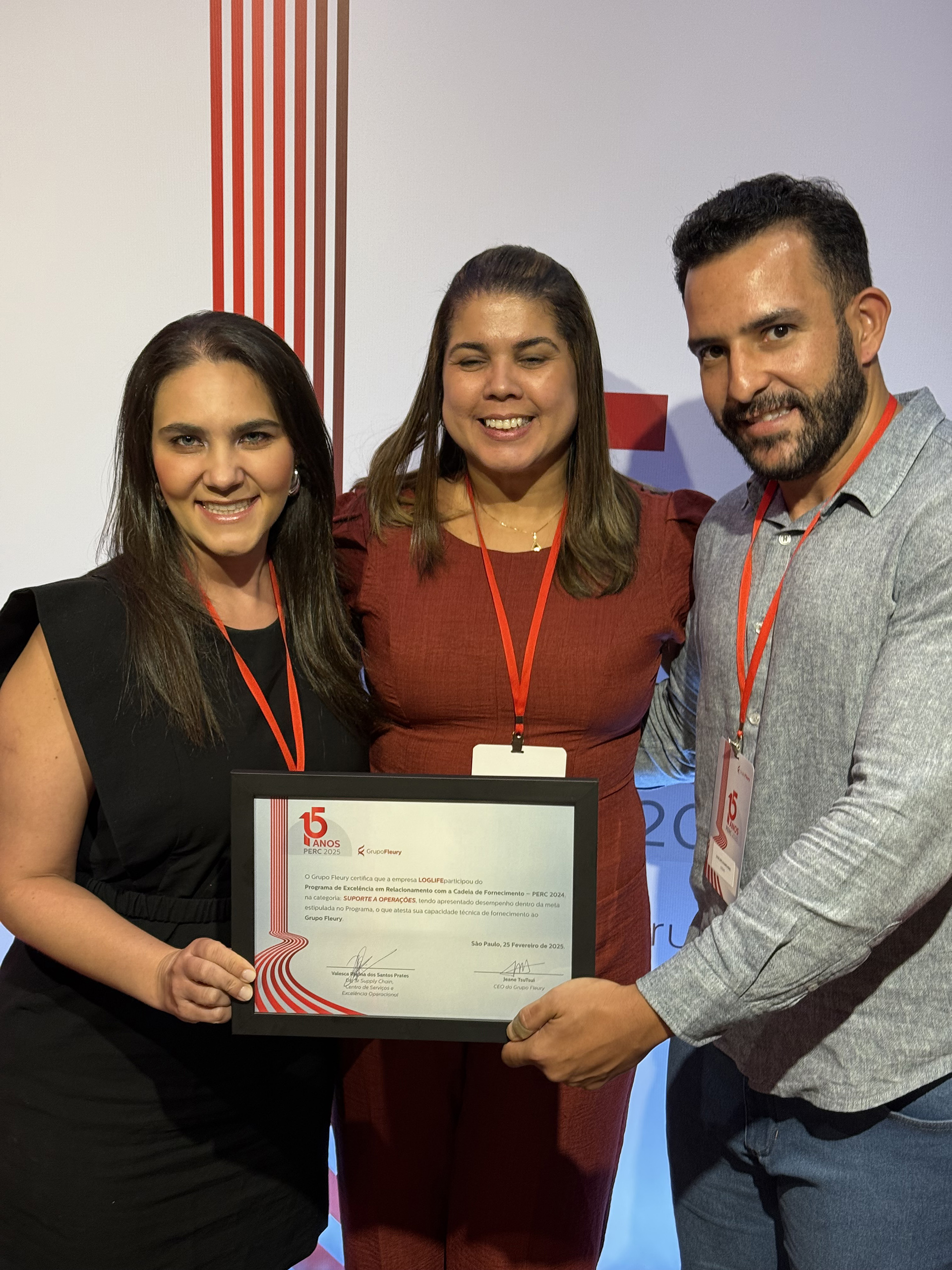 2023: LogLife receber certificado de qualidade do Fleury